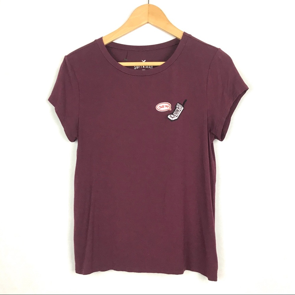 American Eagle Outfitters Soft and Sexy Tee Size M Basic Everyday Wear Casual